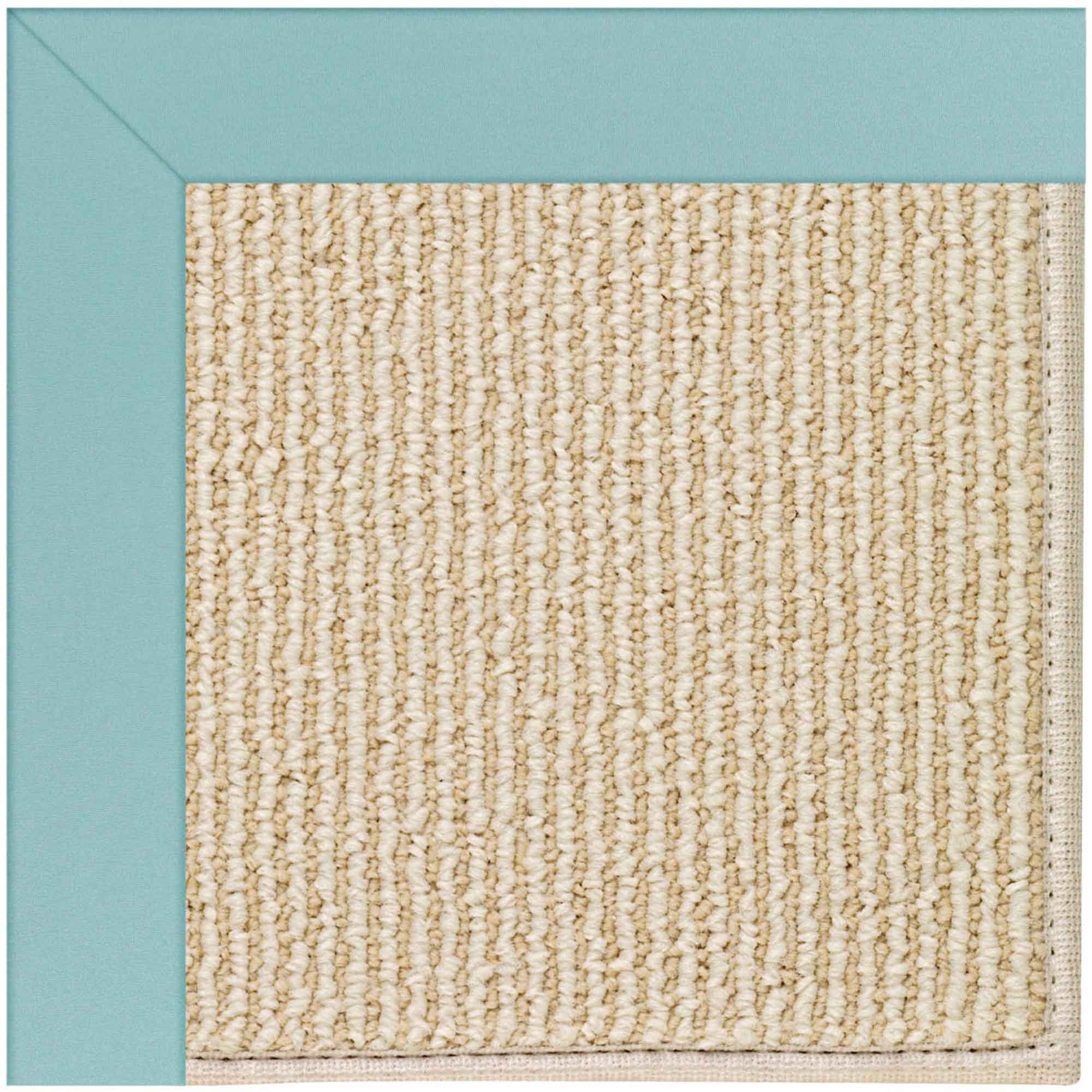 Creative Concepts-Beach Sisal Canvas Aquatic Indoor/Outdoor Bordere Rectangle image