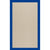 Creative Concepts-Beach Sisal Canvas Pacific Blue Indoor/Outdoor Bordere Rectangle SiloR image