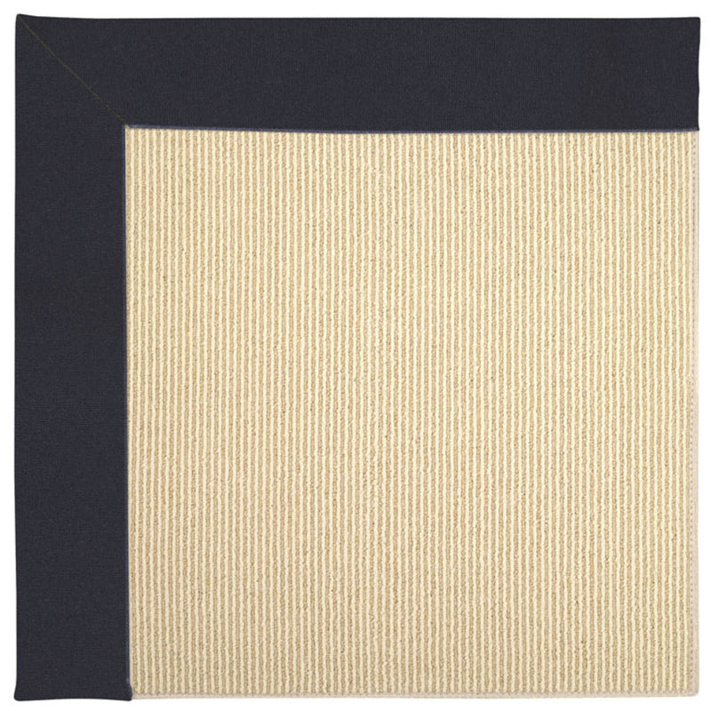 Creative Concepts-Beach Sisal Canvas Navy Indoor/Outdoor Bordere  SiloG image