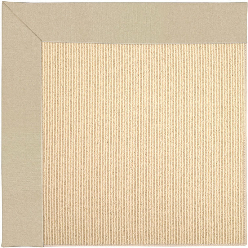 Creative Concepts-Beach Sisal Canvas Antique Beige Indoor/Outdoor Bordere  SiloG image