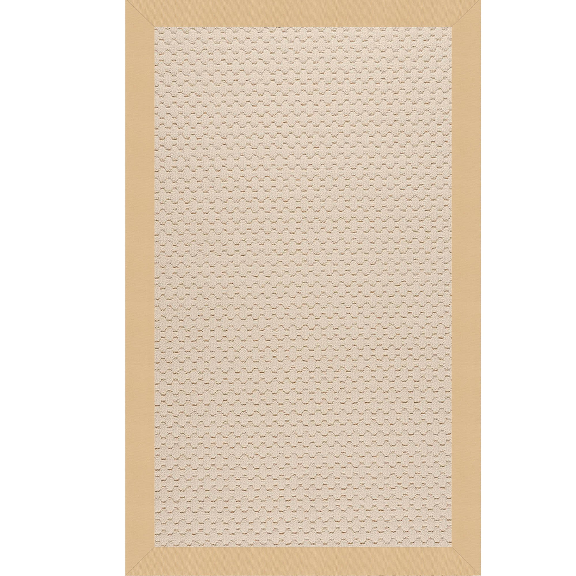 Creative Concepts-Beach Sisal Canvas Antique Beige Indoor/Outdoor Bordere Rectangle image