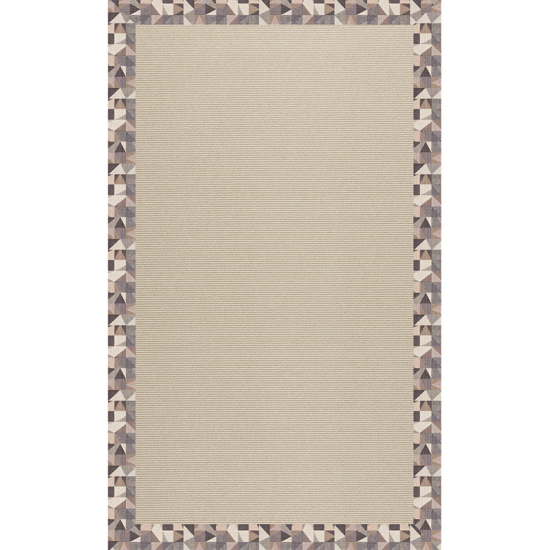 Creative Concepts-Beach Sisal Geo Bronze Indoor/Outdoor Bordere Rectangle SiloR image