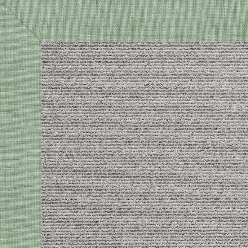 Creative Concepts-Plat Sisal Rave Spearmint Indoor/Outdoor Bordere Rectangle Corner image