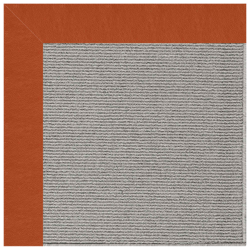 Creative Concepts-Plat Sisal Classic Persimmon Indoor/Outdoor Bordere Runner SiloN image