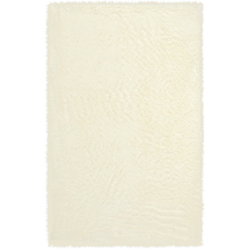 Luxe Shag Ivory Machine Mad Rectangle SiloR image