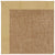 Islamorada-Basketweave Dupione Bamboo Indoor/Outdoor Bordere Rectangle Corner image