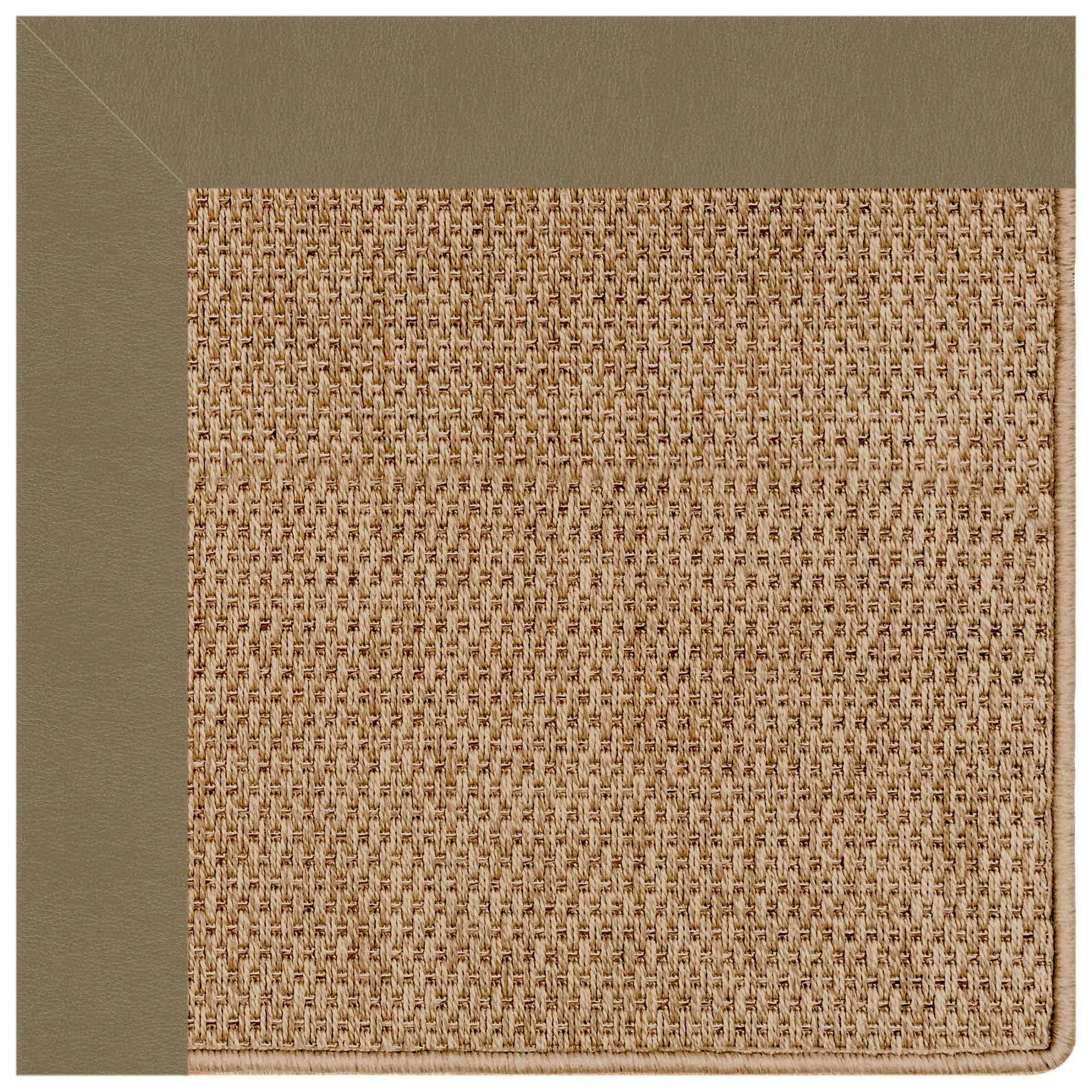 Islamorada-Basketweave Classic Sage Indoor/Outdoor Bordere Octagon image