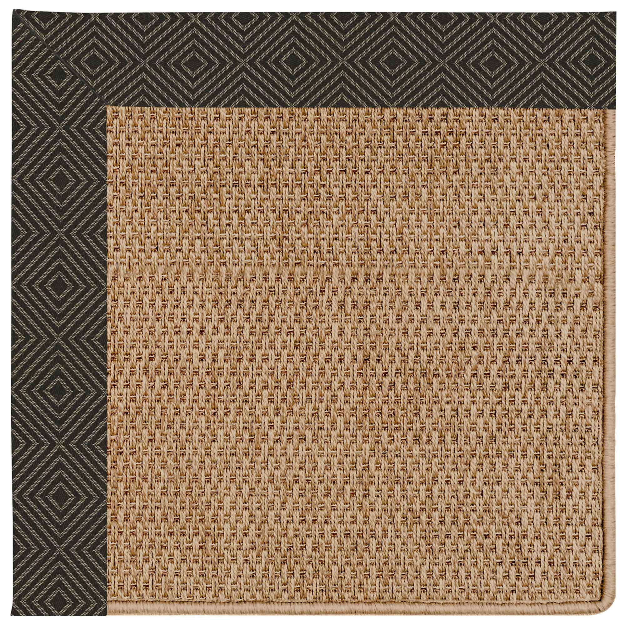 Islamorada-Basketweave Fortuna Lava Indoor/Outdoor Bordere Octagon image