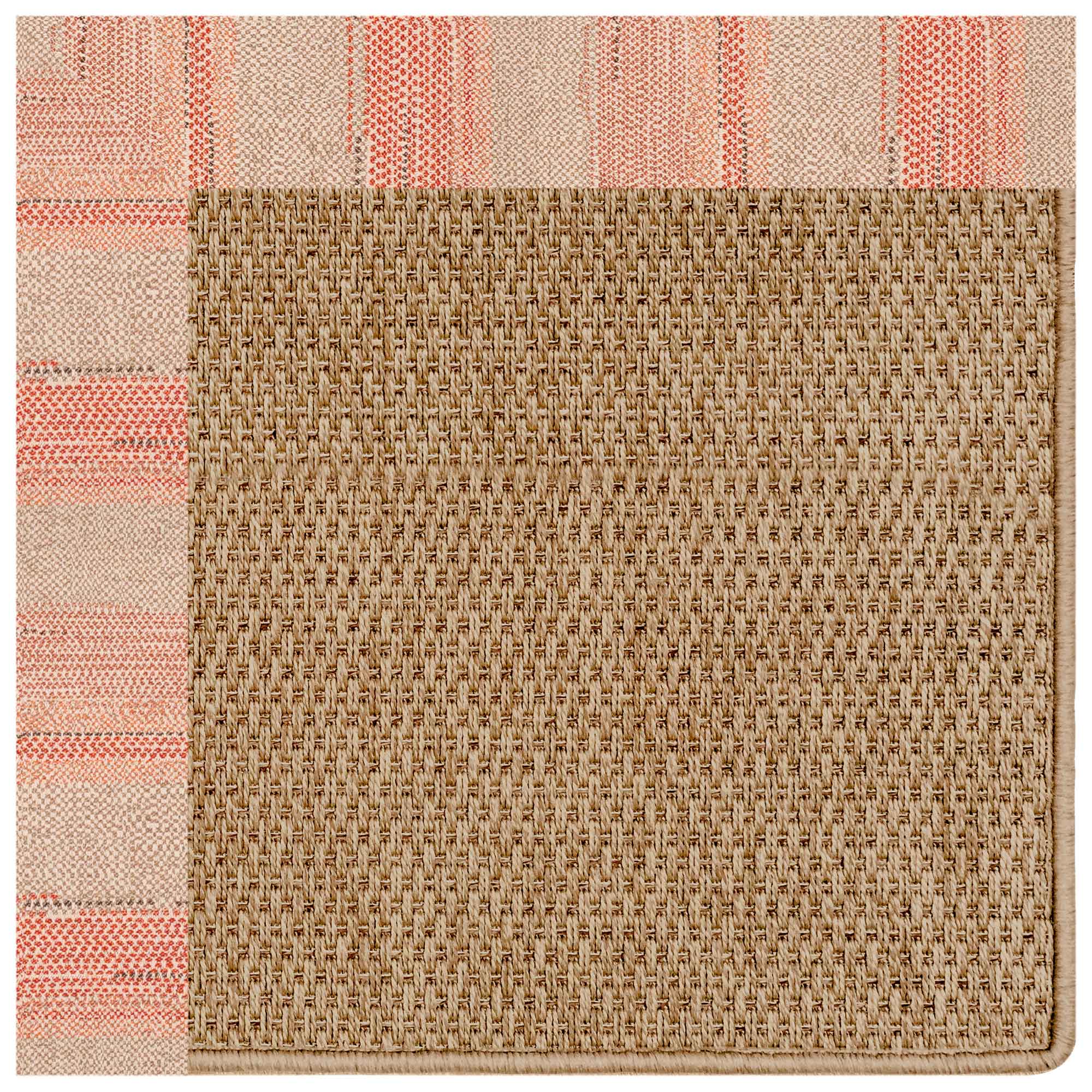 Islamorada-Basketweave Sicily Vino Indoor/Outdoor Bordere Rectangle image