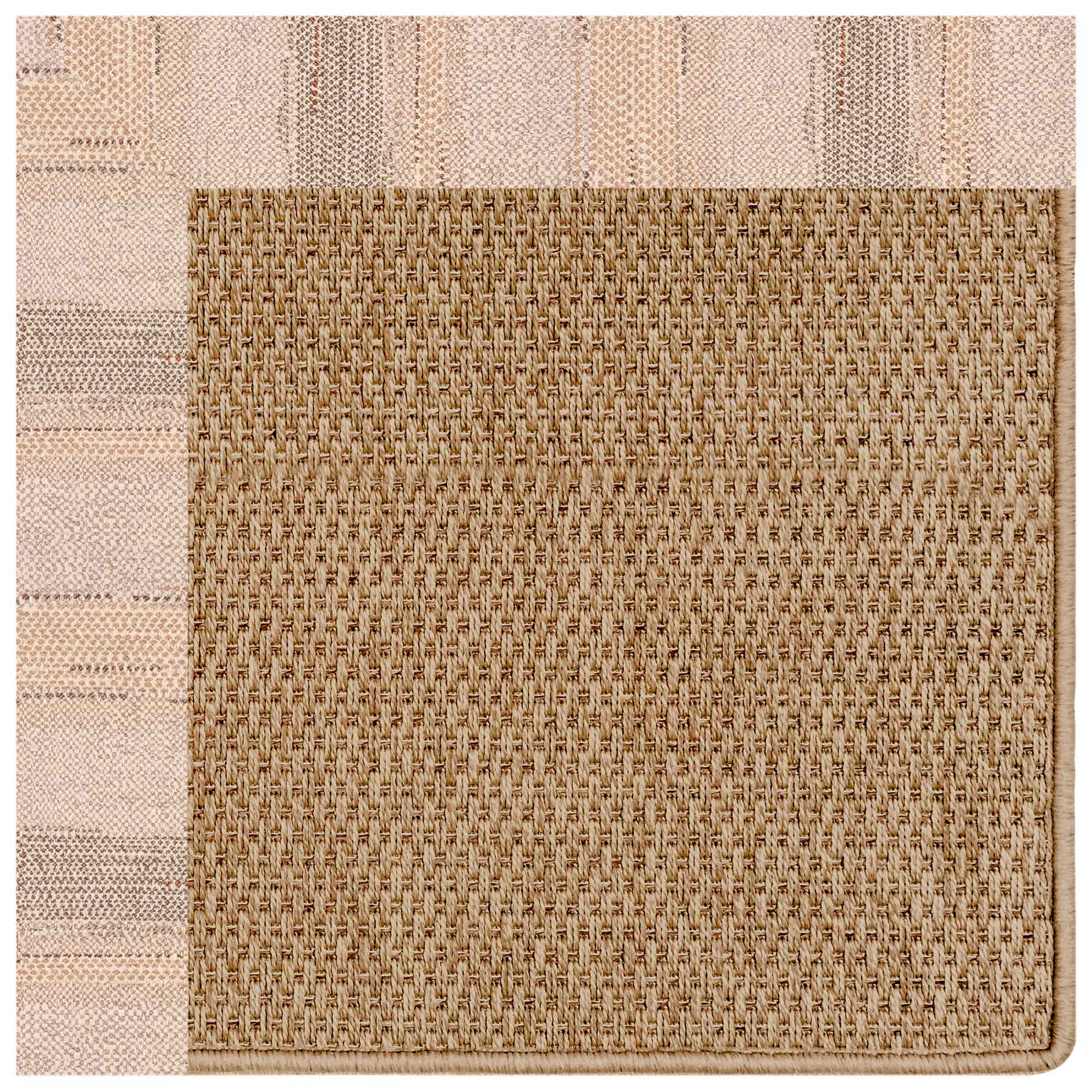 Islamorada-Basketweave Sicily Sparrow Indoor/Outdoor Bordere Octagon image