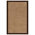 Islamorada-Basketweave Canvas Bay Brown Indoor/Outdoor Bordere Rectangle SiloR image