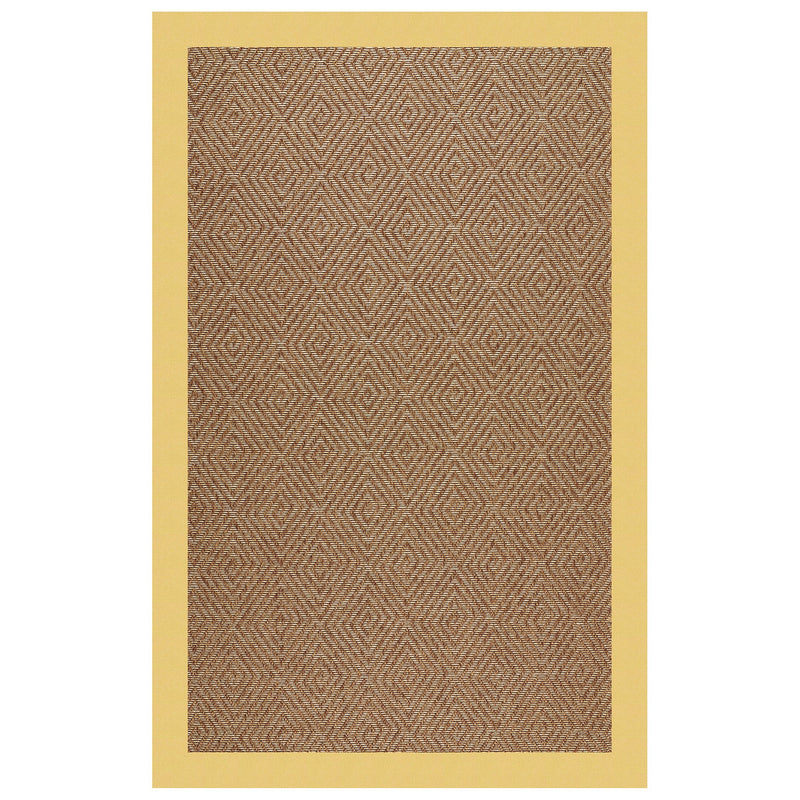 Islamorada-Diamond Canvas Canary Indoor/Outdoor Bordere Rectangle SiloR image