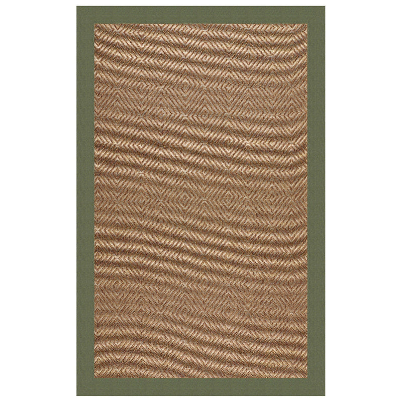 Islamorada-Diamond Canvas Fern Indoor/Outdoor Bordere Rectangle SiloR image