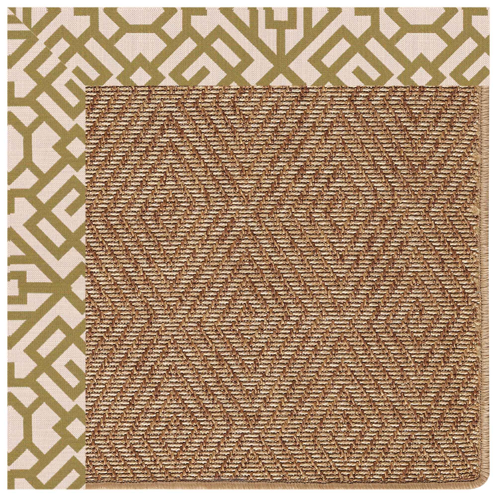 Islamorada-Diamond Lattice Pesto Indoor/Outdoor Bordere Octagon image