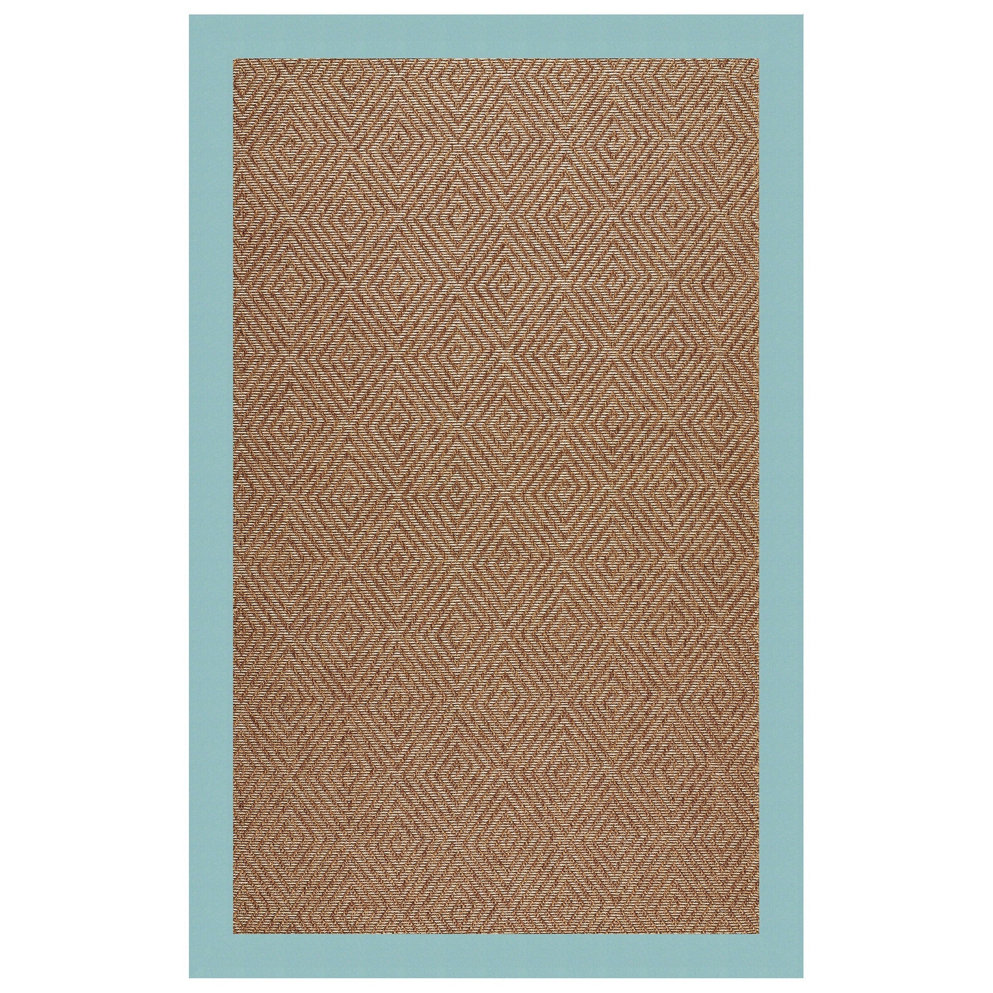 Islamorada-Diamond Canvas Aquatic Indoor/Outdoor Bordere Rectangle image