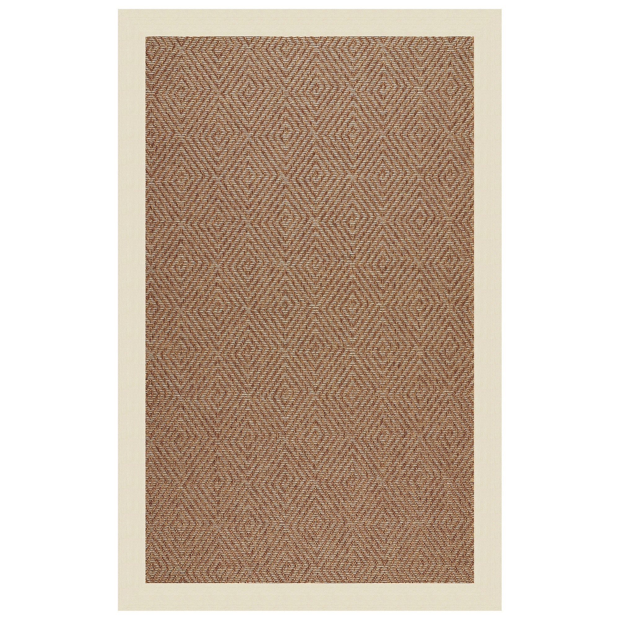 Islamorada-Diamond Canvas Sand Indoor/Outdoor Bordere Rectangle image