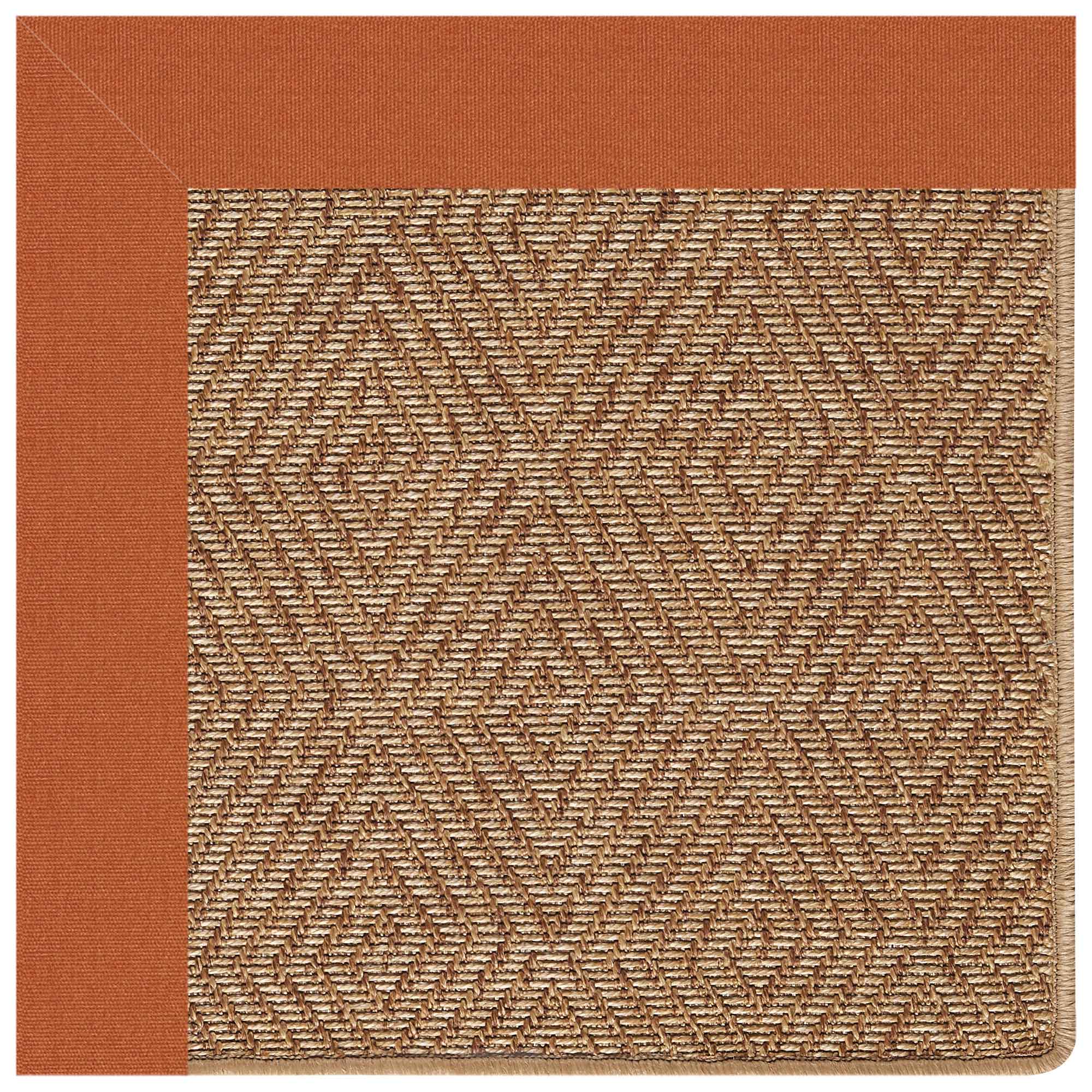 Islamorada-Diamond Canvas Rust Indoor/Outdoor Bordere Octagon image