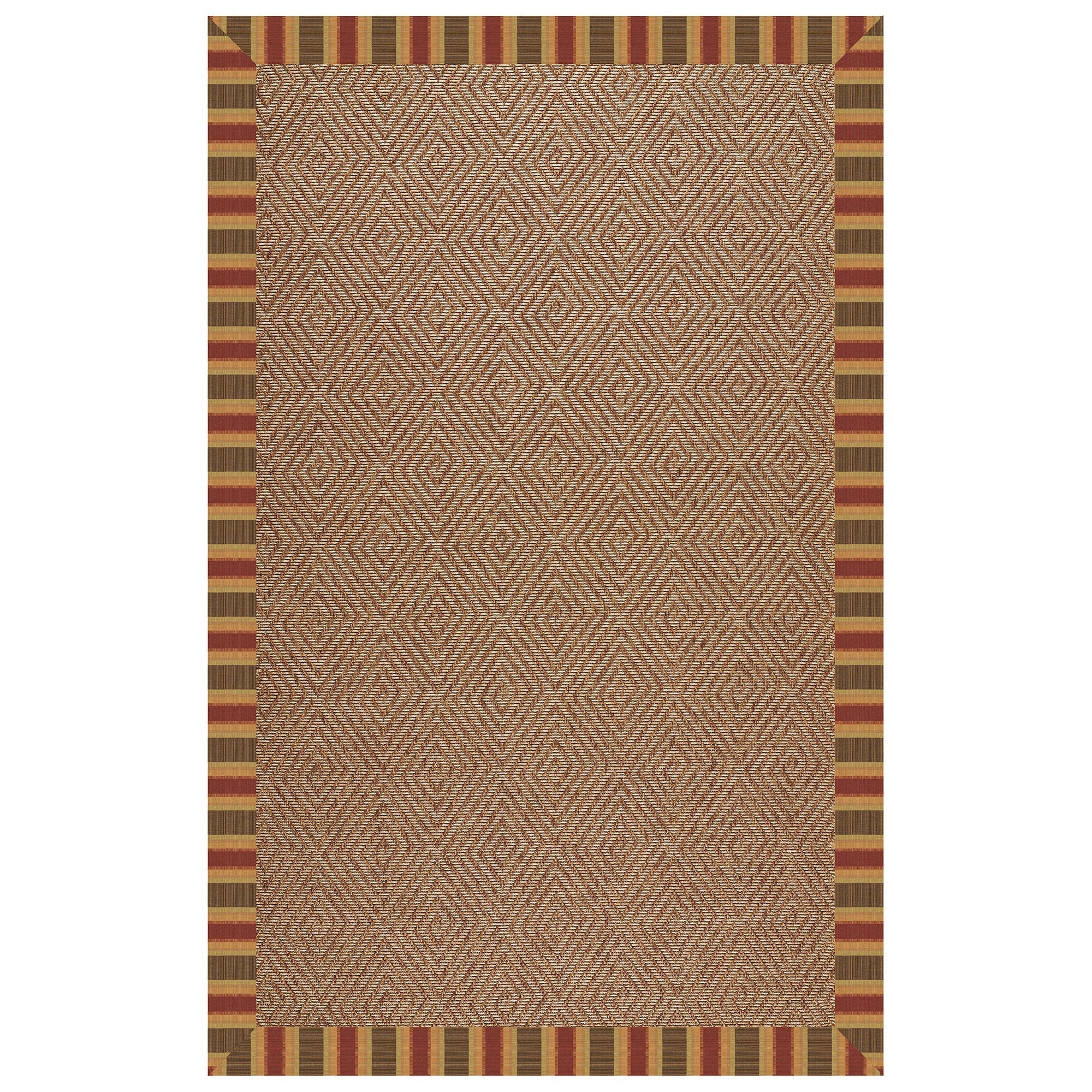 Islamorada-Diamond Dimone Sequoia Indoor/Outdoor Bordere Rectangle image