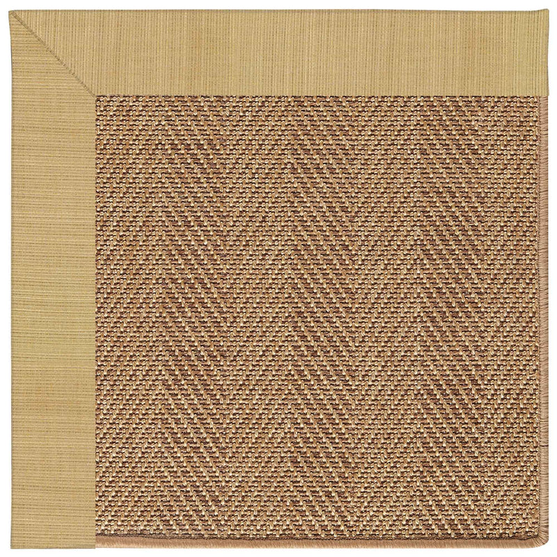 Islamorada-Herringbone Dupione Bamboo Indoor/Outdoor Bordere  SiloG image