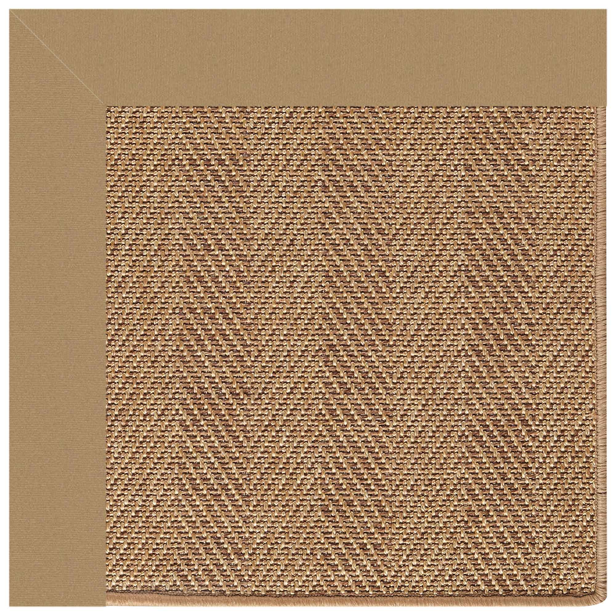 Islamorada-Herringbone Canvas Linen Indoor/Outdoor Bordere Rectangle image