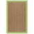 Islamorada-Herringbone Canvas Parrot Indoor/Outdoor Bordere Rectangle SiloR image