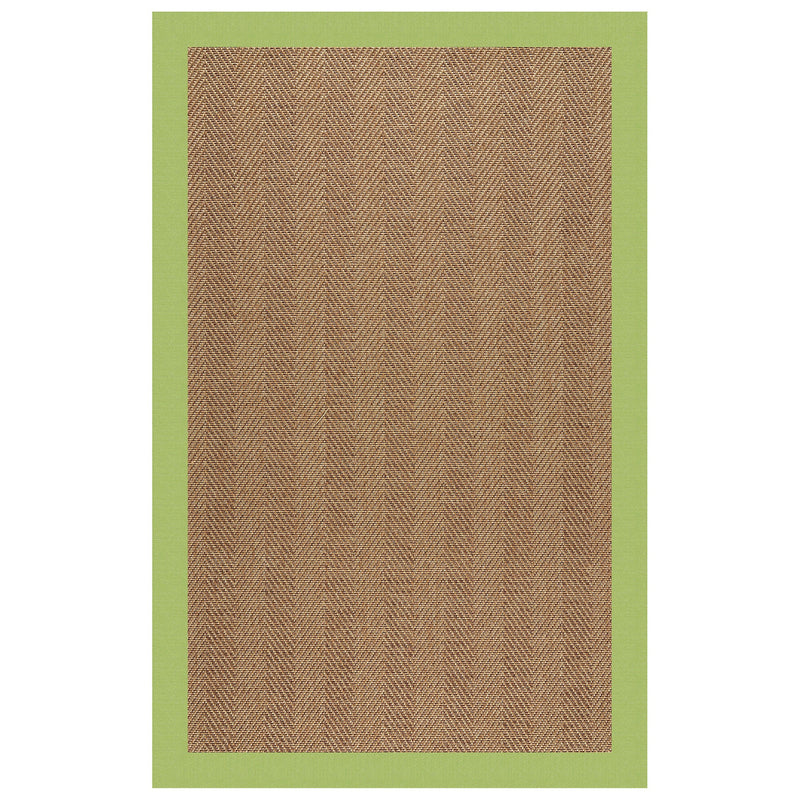 Islamorada-Herringbone Canvas Parrot Indoor/Outdoor Bordere Rectangle SiloR image