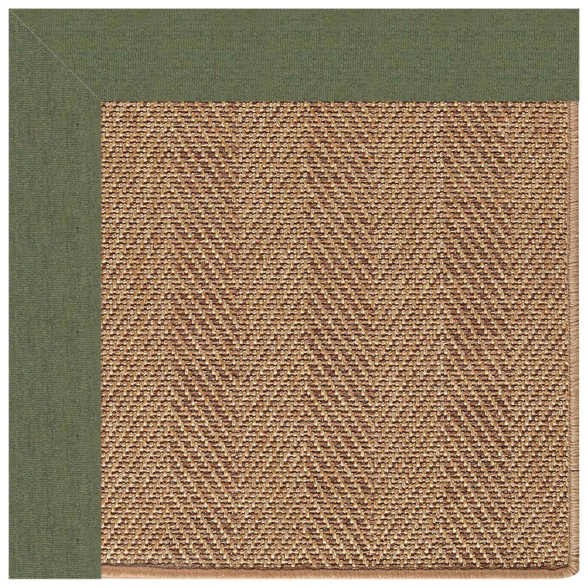 Islamorada-Herringbone Canvas Fern Indoor/Outdoor Bordere Rectangle image