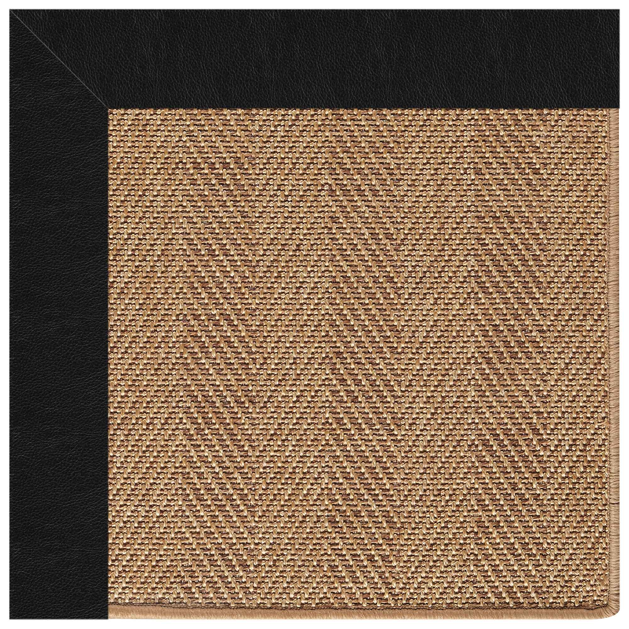 Islamorada-Herringbone Classic Black Indoor/Outdoor Bordere Octagon image