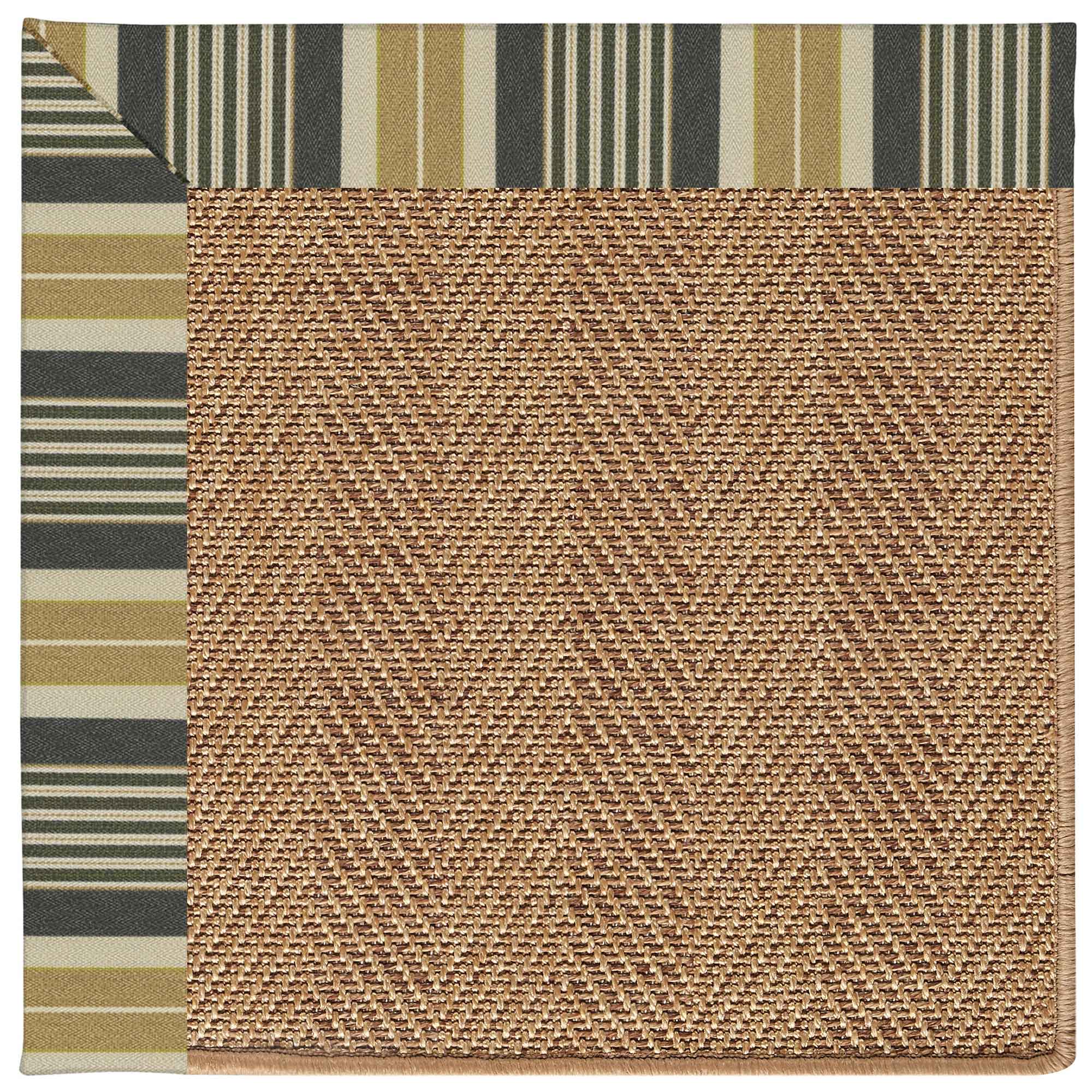 Islamorada-Herringbone Long Hill Ebony Indoor/Outdoor Bordere Octagon image