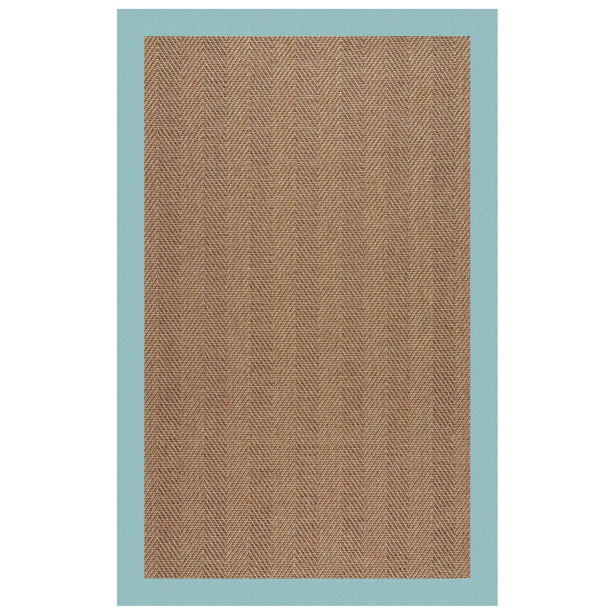 Islamorada-Herringbone Canvas Aquatic Indoor/Outdoor Bordere Rectangle image