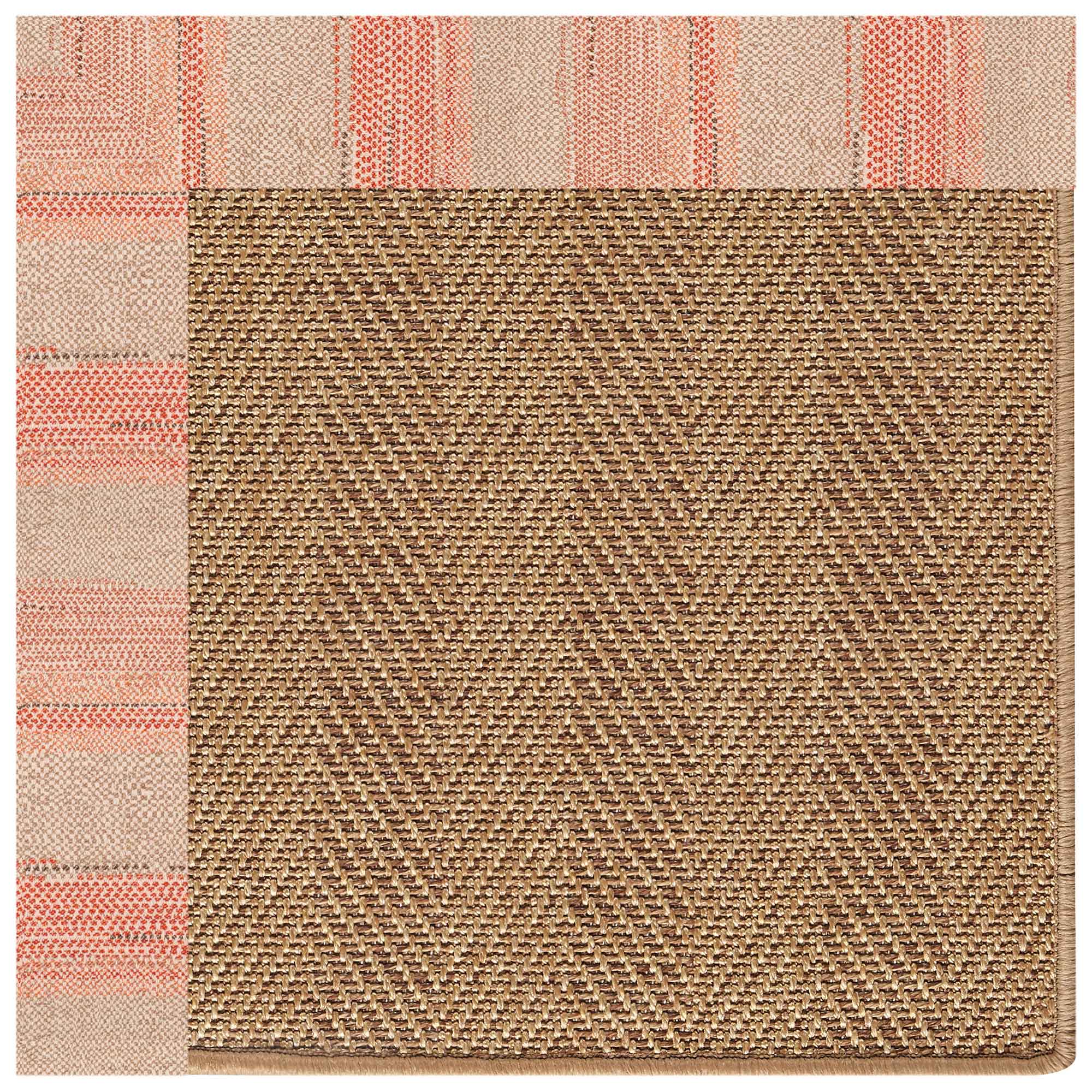 Islamorada-Herringbone Sicily Vino Indoor/Outdoor Bordere Rectangle image