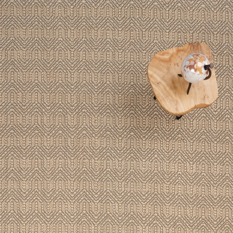 Anton Buttermilk Machine Woven Rug Rectangle Roomshot image