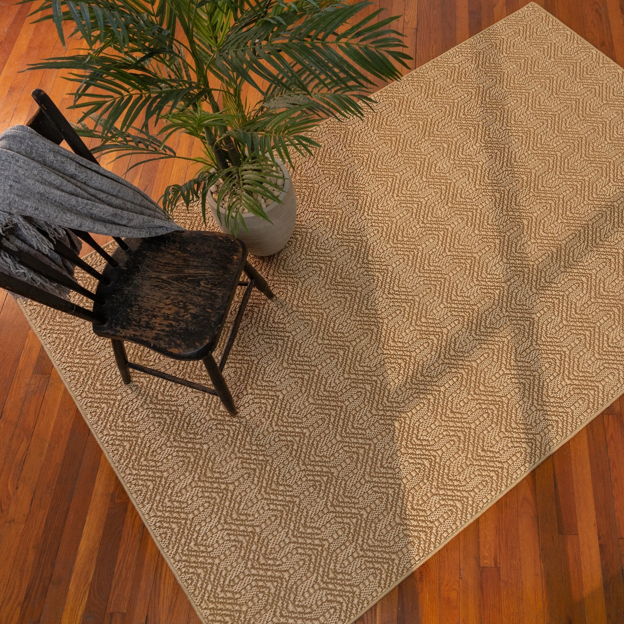 Anton Sand Machine Woven Rug Rectangle image