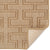 Elisa Sand Machine Woven Rug Rectangle Back image