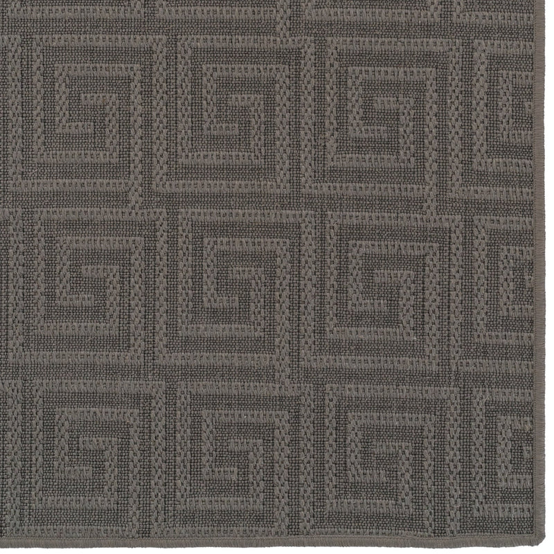 Kasya Graphite Machine Woven Rug Rectangle Corner image