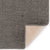 Sedgewick Graphite Machine Woven Rug Rectangle Back image