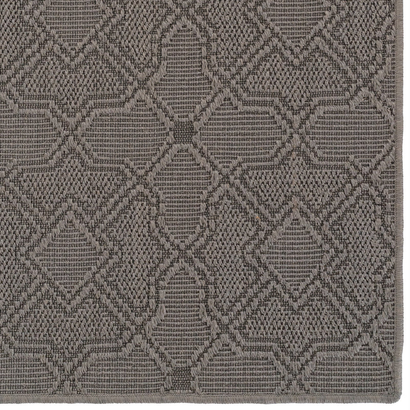 Sedgewick Graphite Machine Woven Rug Rectangle Corner image