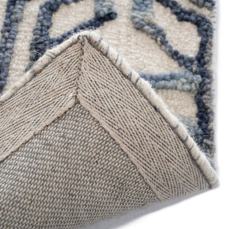 Escape Denim Hand Tufted Rug Rectangle Back image