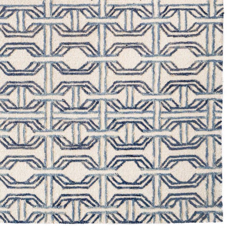 Escape Denim Hand Tufted Rug Rectangle Corner image