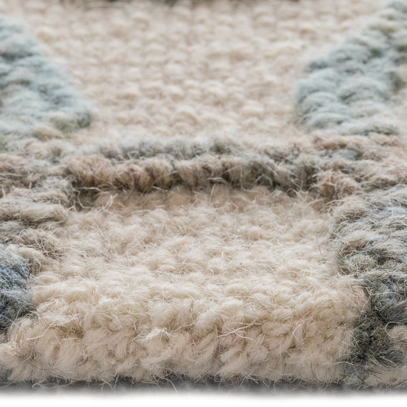 Pulse Mineral Cream Hand Tufted Rug Rectangle Cross Section image