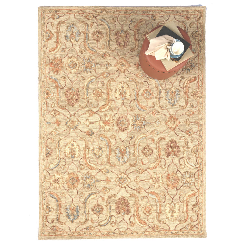 Avanti-Francesca Latte Hand Tufted Rug Rectangle Roomshot image