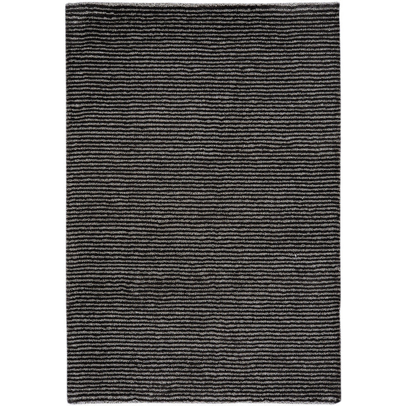 Gravity Charcoal Machine Woven Rug Rectangle SiloR image