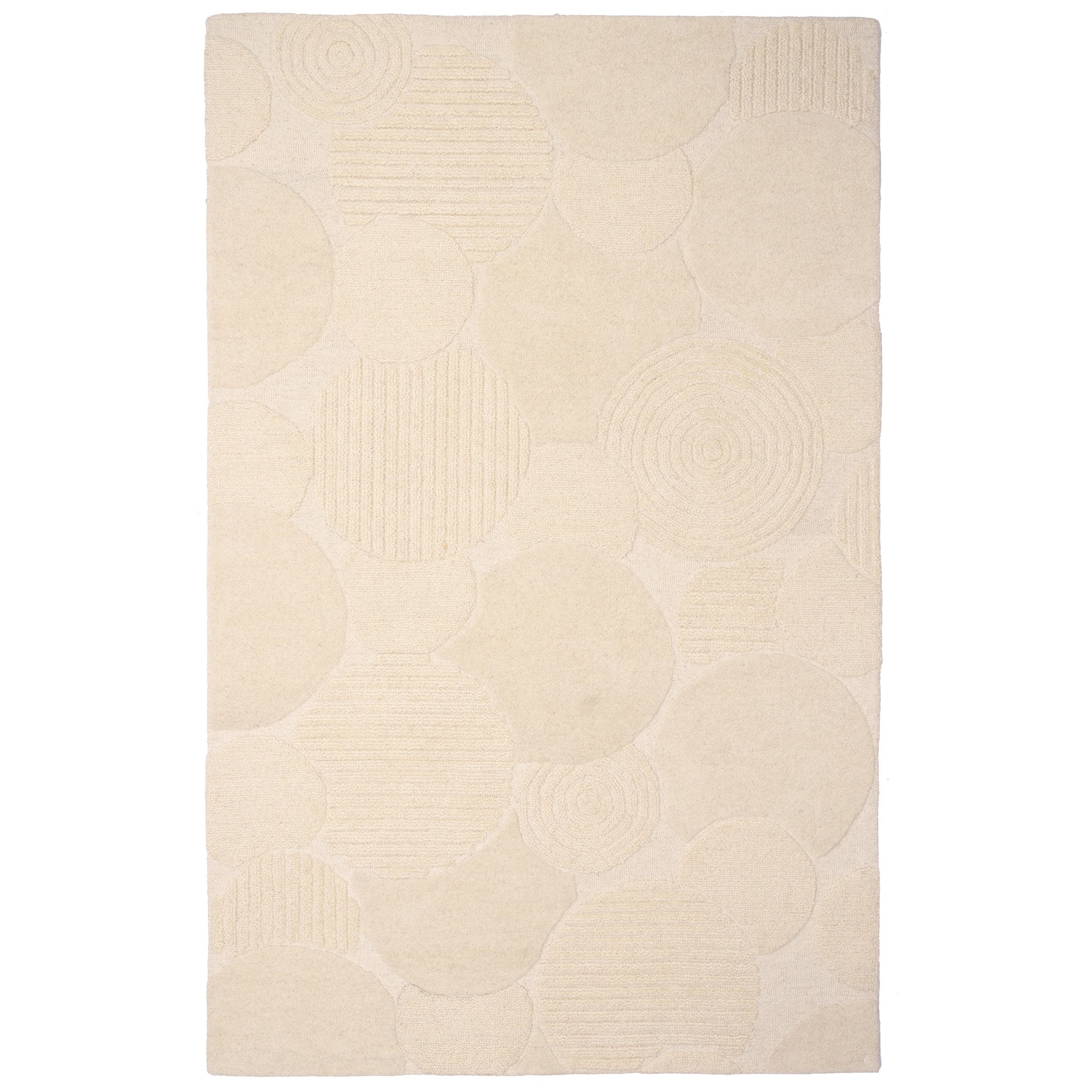 Zen Garden Sand Hand Tufted Rug Rectangle image