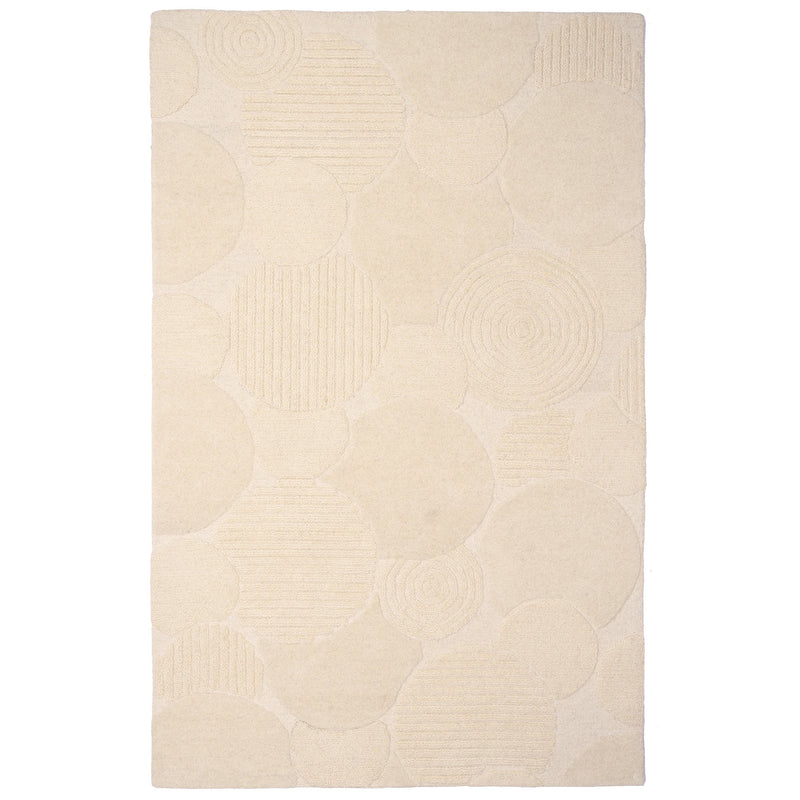 Zen Garden Sand Hand Tufted Rug Rectangle SiloR image