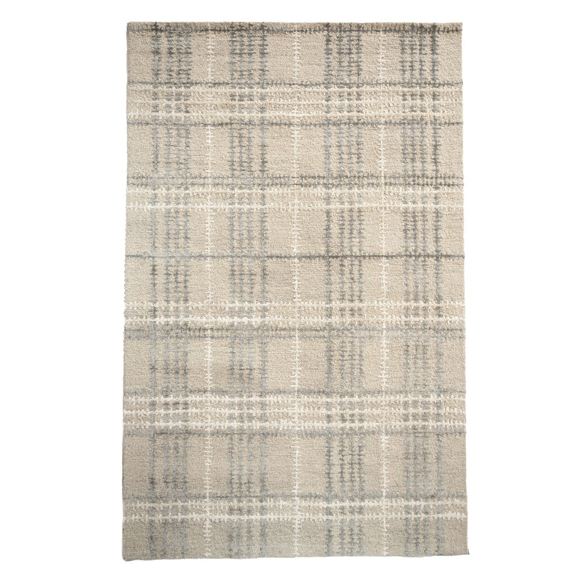 Tartan Earl Grey Hand Tufted Rug Rectangle image