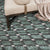 Tattersall Jade Hand Loomed Area Rug Rectangle Roomshot image