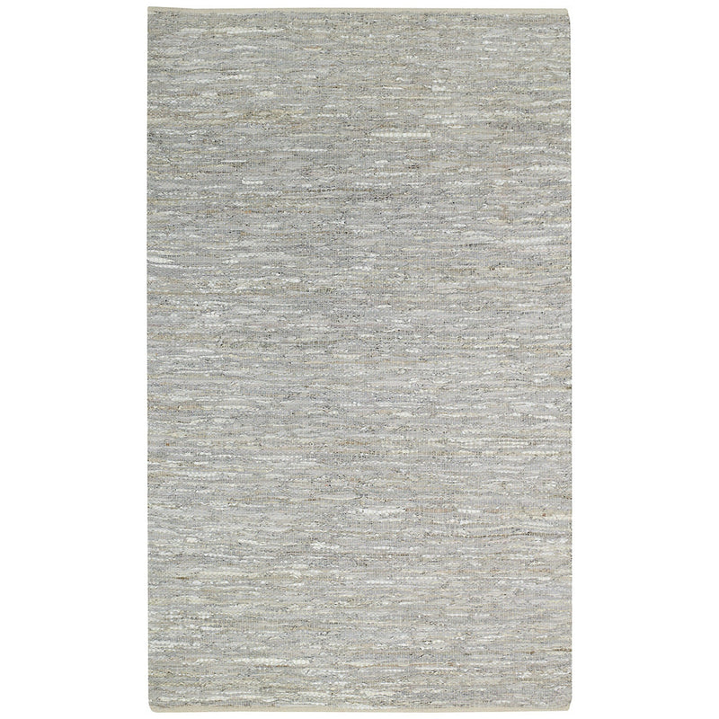 Lariat Pale Grey Flat Woven Rug Rectangle SiloR image