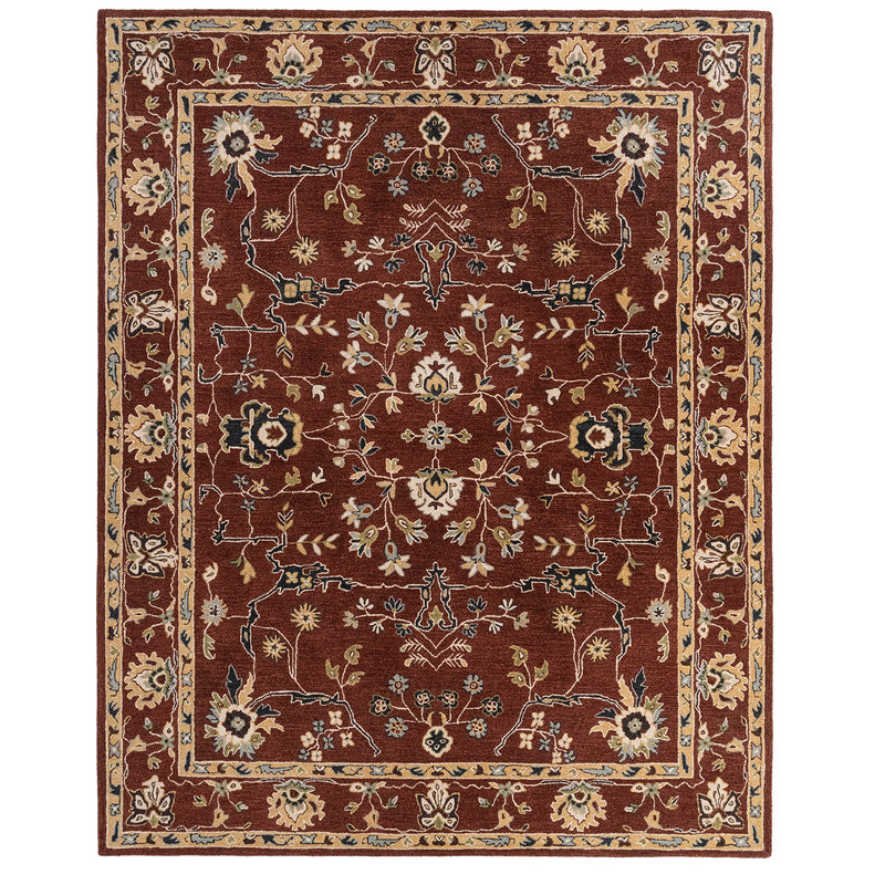 Azari-Isfahan Copper Hand Tufted Rug Rectangle SiloR image