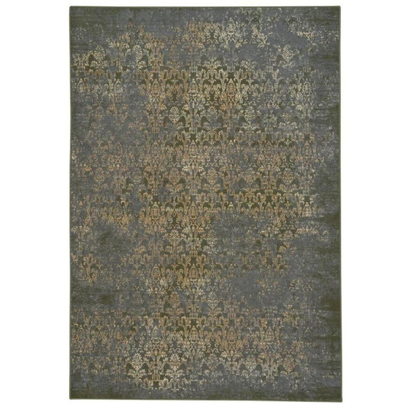 Metropolis-Victoria Woodland Green Machine Woven Rug Rectangle SiloR image