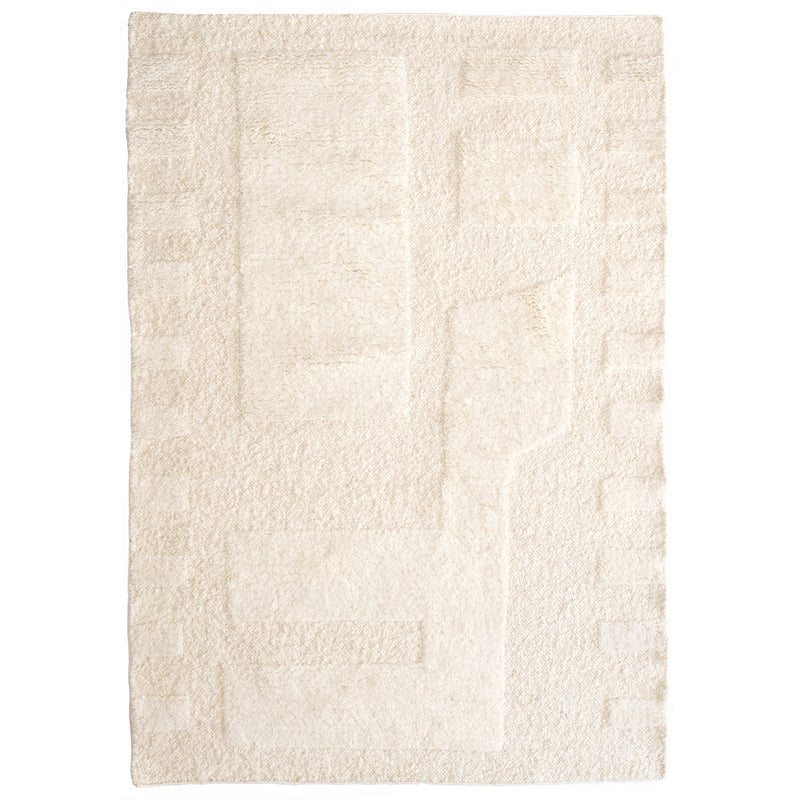 Aria Ivory Flat Woven Rug Rectangle SiloR image